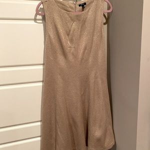 Midi dress gold tan in great condition